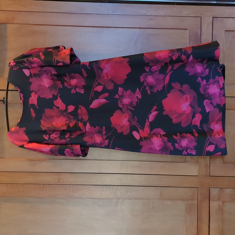 Tommy Hilfiger Red Floral Dress 10